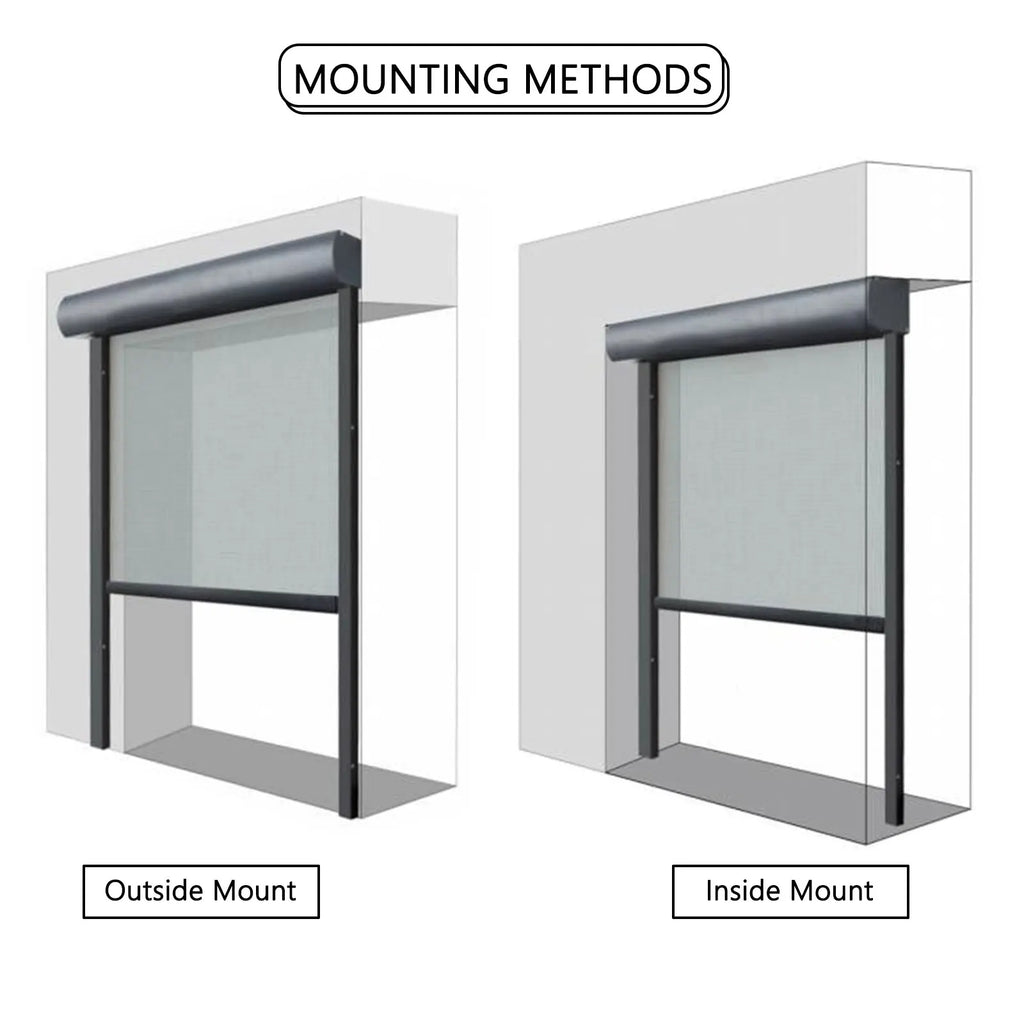 Motorized Zip Screen Roller Blinds Outdoor Patio Shading