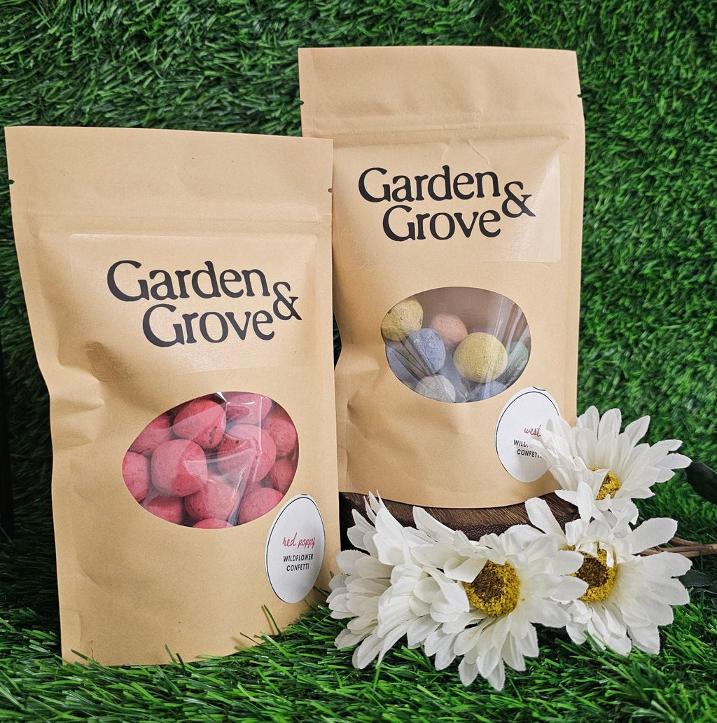 California Poppy Wildflower Garden Confetti Seed Balls