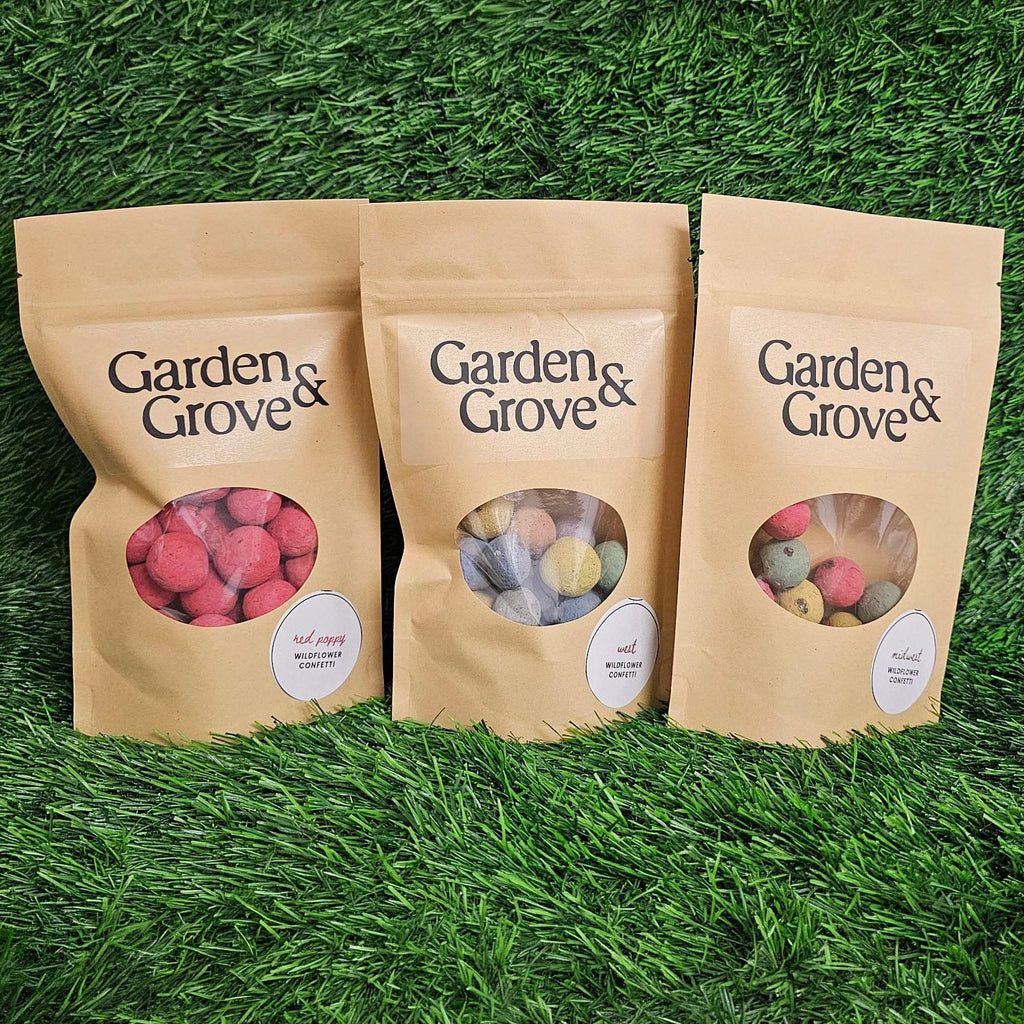 California Poppy Wildflower Garden Confetti Seed Balls